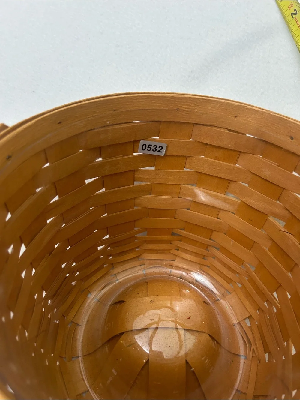 Longaberger 2000 Apple Basket with protector